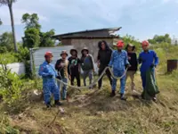 Two-metre python caught at Sandakan construction site