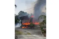 House destroyed in afternoon blaze, no casualties reported