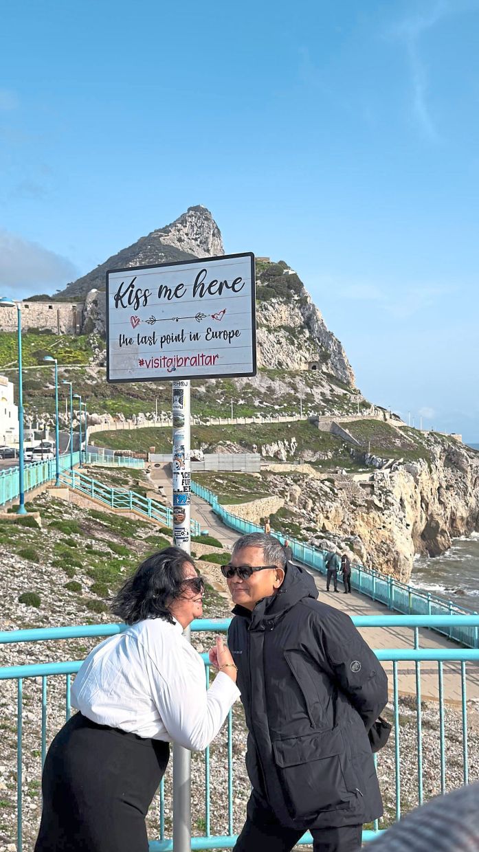 The Rock of Gibraltar stands at 426m above sea level.