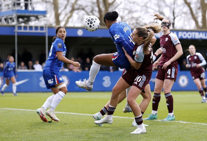 Soccer-Chelsea squeeze past Villa to keep faint WSL title hopes alive