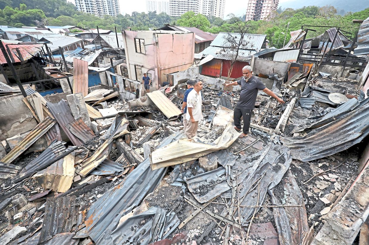 Homes razed within minutes