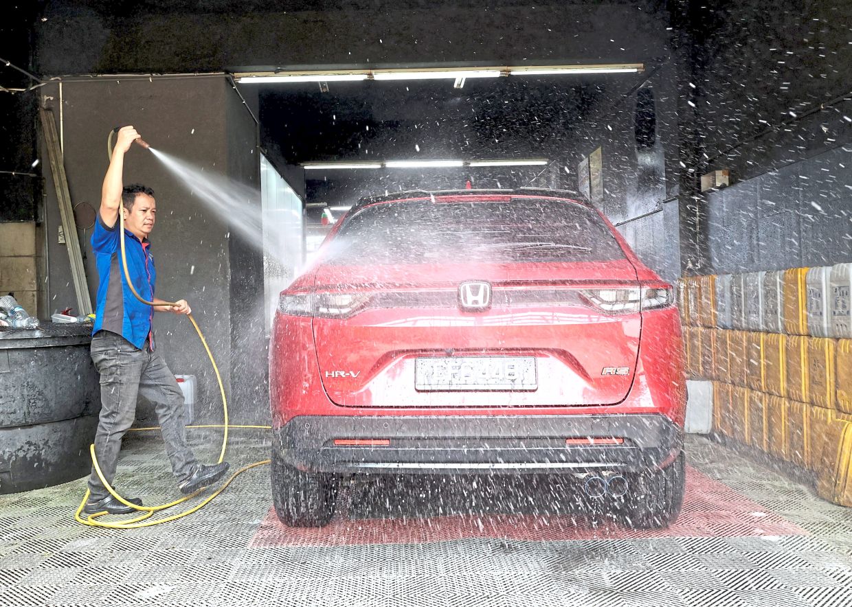 Many cutting back on washing cars