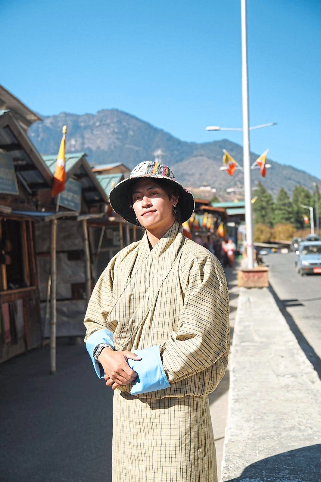 The Bhutanese gho is a national dress for men. — NICHOLAS JOEL LEONG