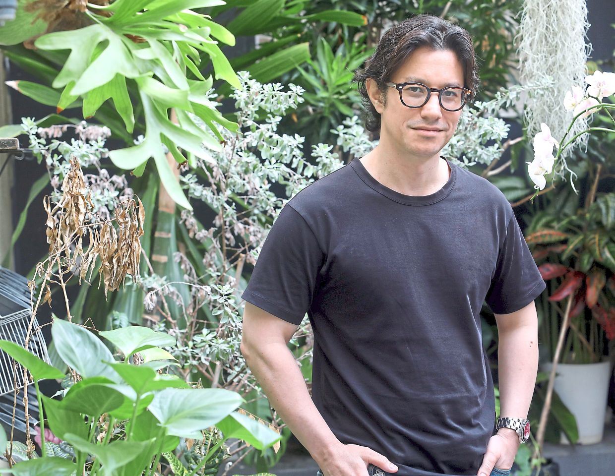 Actor and filmmaker Yap directs 'Pewaris', a site-specific theatre production at Temu House in Petaling Jaya this month. Photo: The Star/Azlina Abdullah 