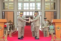 Hlaing steps down as junta chief