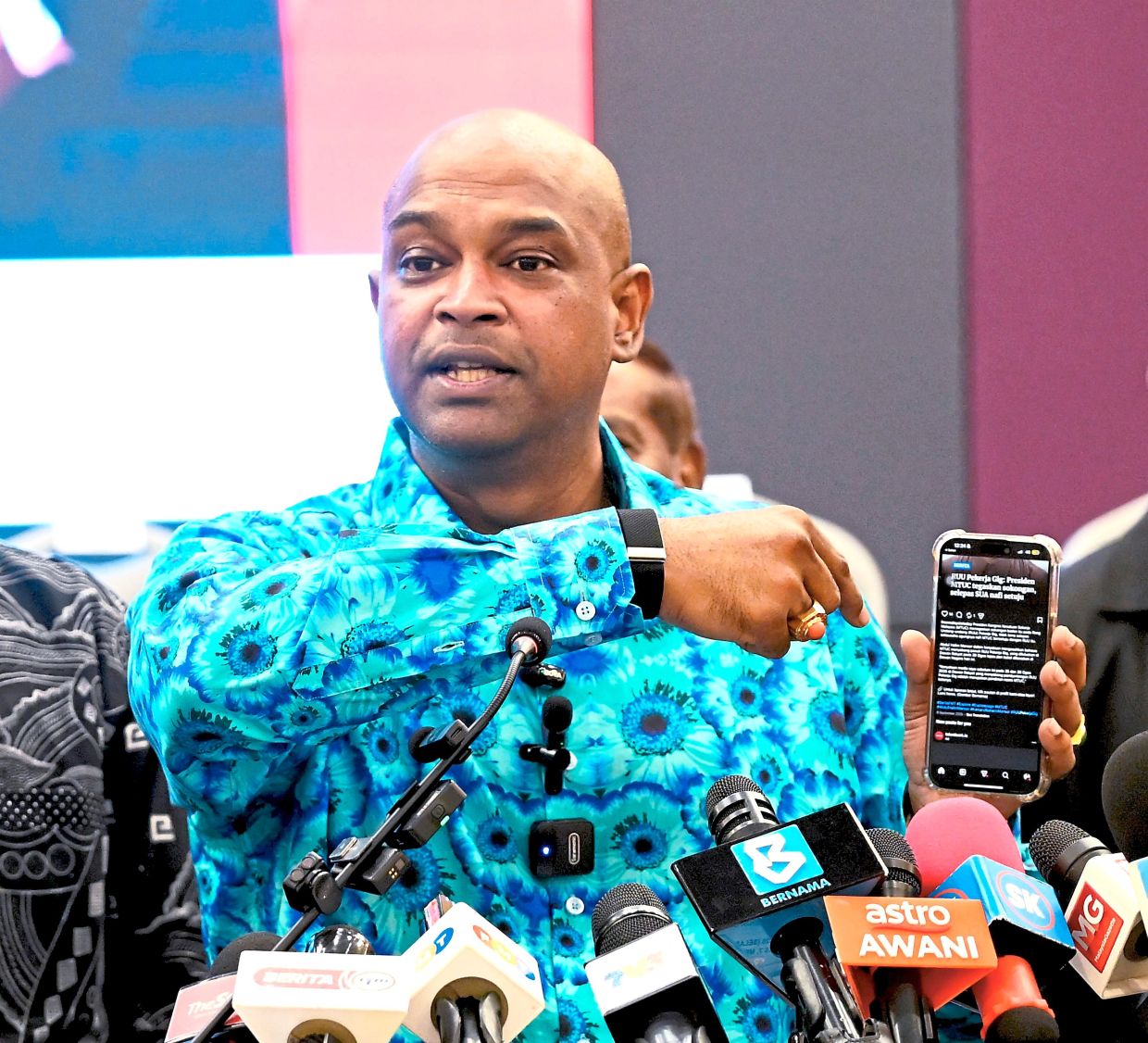 Human Resources Minister Datuk Seri R. Ramanan at Putrajaya.