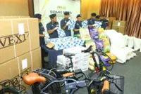 Perak Customs foils RM2.4mil smuggling of rice, meat, tiles, e-bikes