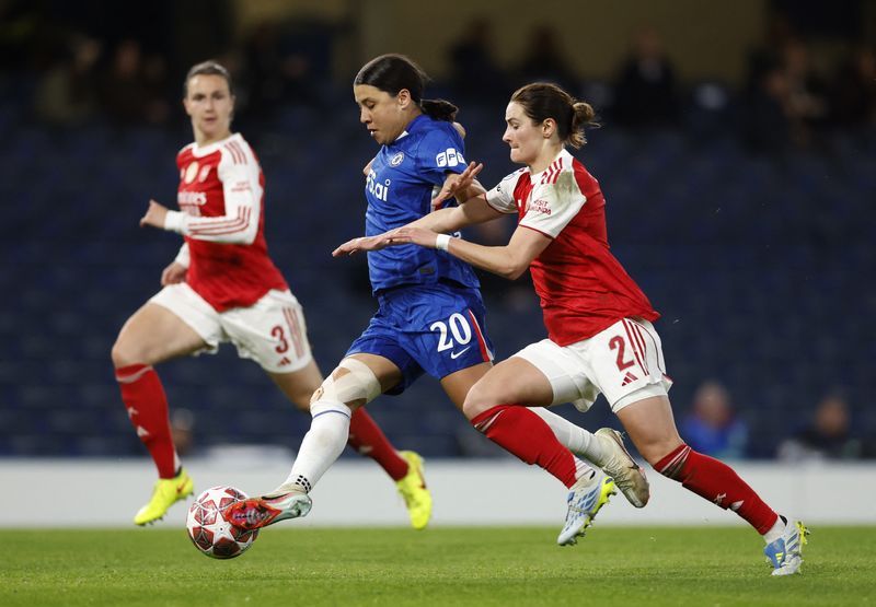 Arsenal femenino avanza a semifinales de la Champions tras superar a Chelsea