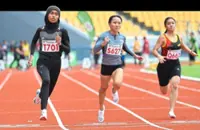 Ace on the track, and all As in the SPM for Izzatul