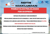 Labuan-KK ferry service suspended due to rising costs