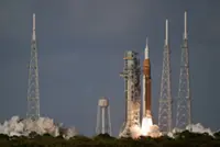 Reactions as Artemis II astronauts lift off on historic lunar mission