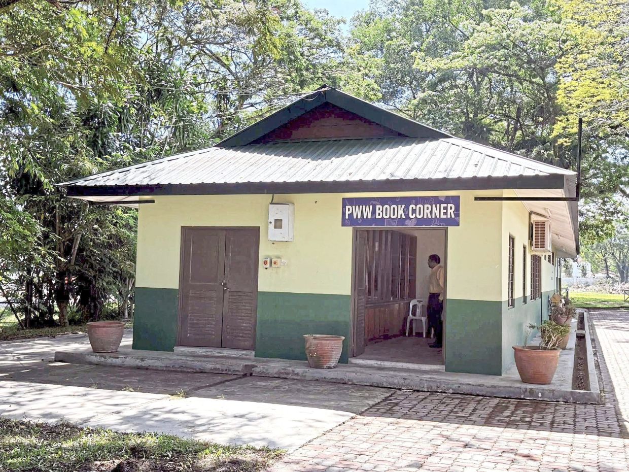 The dedicated ‘Book Corner’ at the Perak Turf Club’s Equestrian Centre allows people to borrow, exchange or donate books while enjoying a meal.