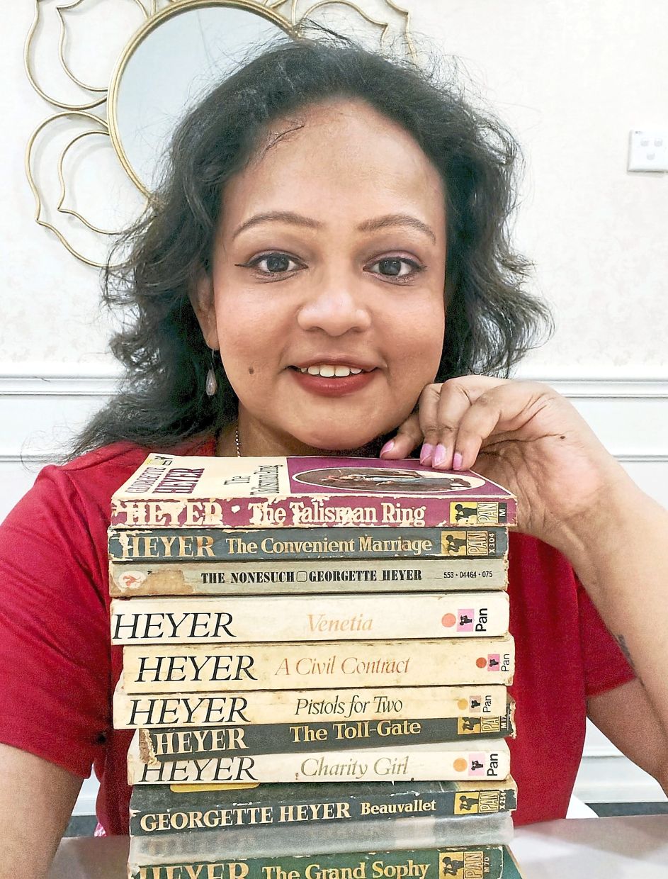 Hemavathy says reading helps one’s vocabulary grow.