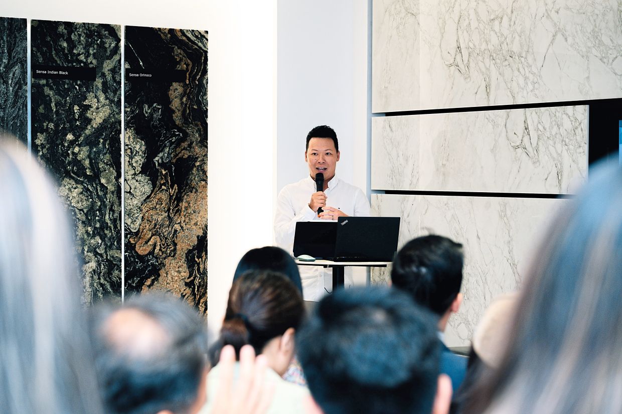 For Lim, every project begins with a simple but powerful question: how should this space feel? Photo: Cosentino Malaysia