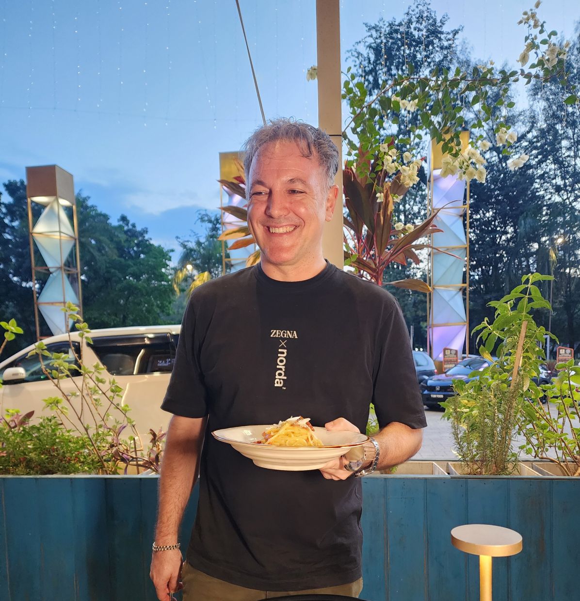 Nico (pictured here) and his brother Emil originally opened Luretta to showcase their family wines but have since turned it into a beloved neighbourhood restaurant. — ABIRAMI DURAI/The Star