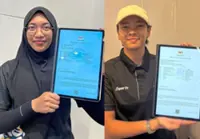 Riders Umairah and Sawda show they’re also on right track in studies