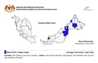 MetMalaysia warns of thunderstorms in Sabah, Sarawak until 7pm (April 3)