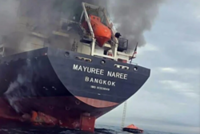 Human remains found on Thai ship hit in Hormuz; families of three missing crew notified