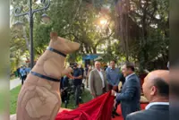 Cambodia's first demining hero rat Magawa honoured with statue