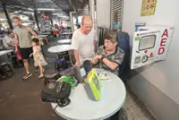 Third life saved by Cecil Market defibrillator