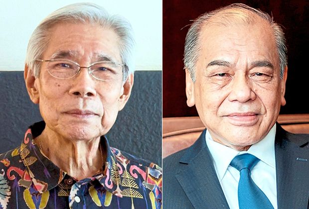 Indelible mark: Lim (left) and Chan stress that Dr Ling’s sacrifices must not be forgotten.