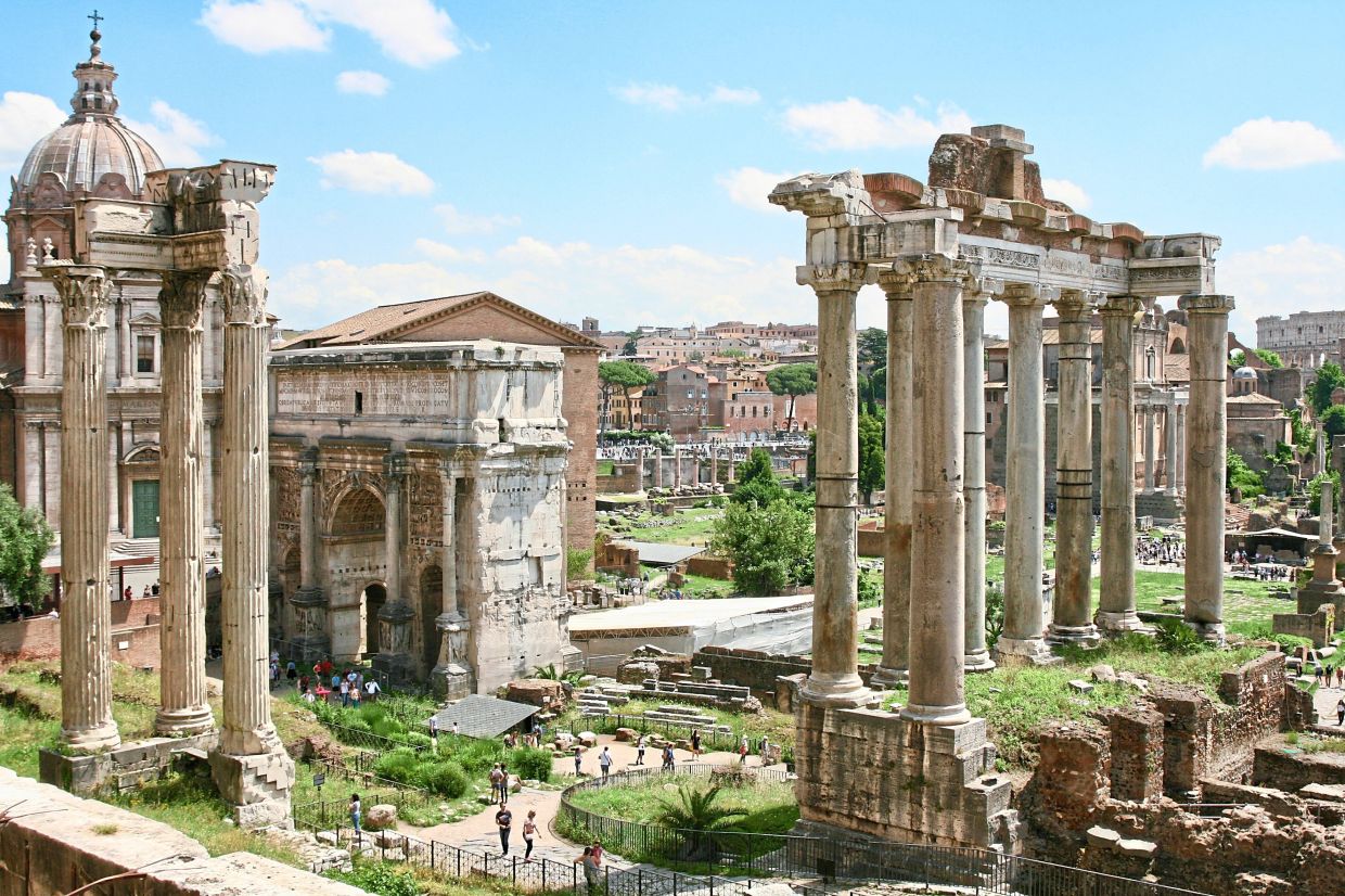 Roman Forum was once the heart of ancient Rome.