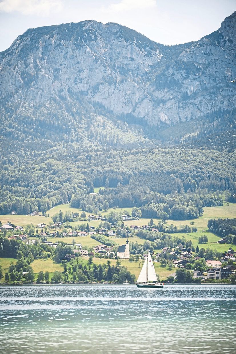 Tourists and locals love Lake Attersee in Austria, because you can hike and dive in the area. — TVB Attersee-Attergau/dpa