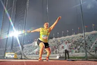 Queenie targets big throws and hopes to break national record