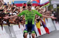 Cycling-Pogacar wins third Flanders crown but faces fine for running red light