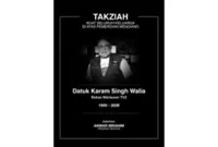 PM Anwar extends condolences over Karam Singh's passing