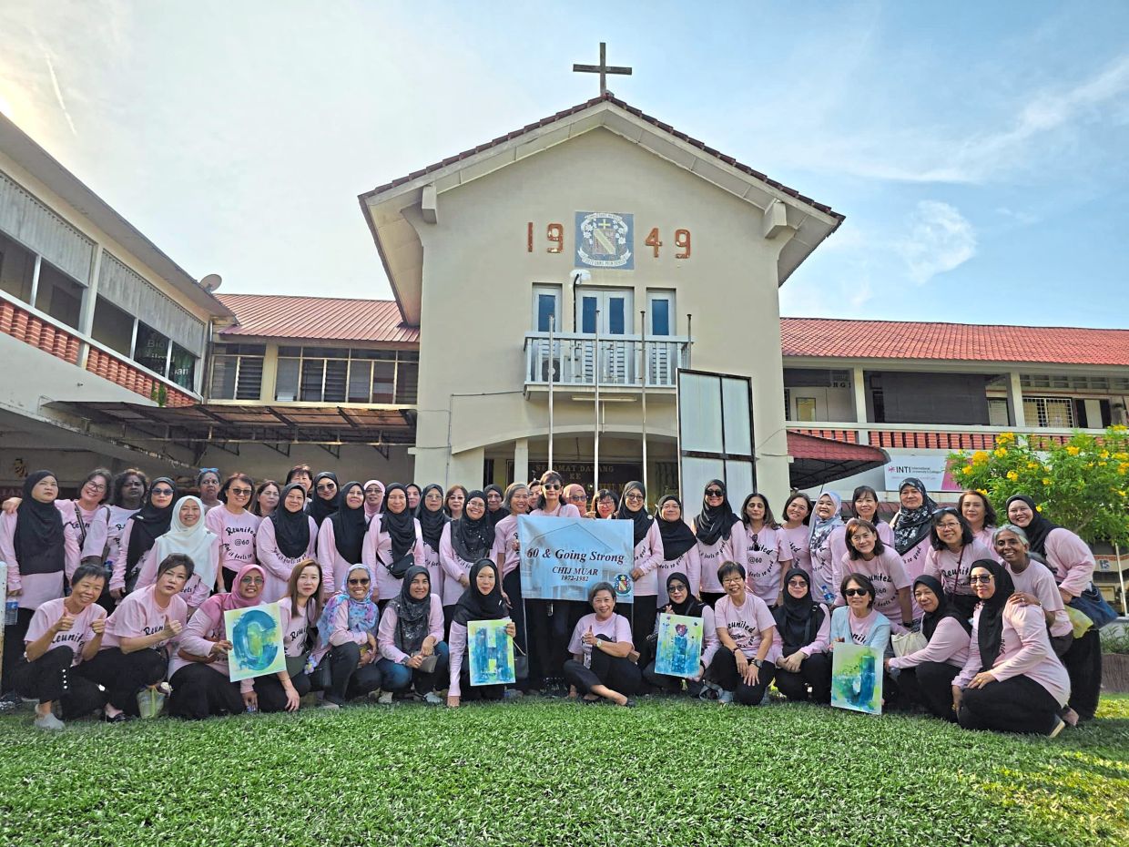 Some 60 former CHIJ Muar students reunited at the Remington Hotel in Muar, travelling from across Malaysia and abroad for a meaningful homecoming. Photos: DR SHEILA MARIMUTHU