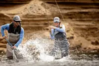 Two women are redefining the fishing image and casting off stereotypes