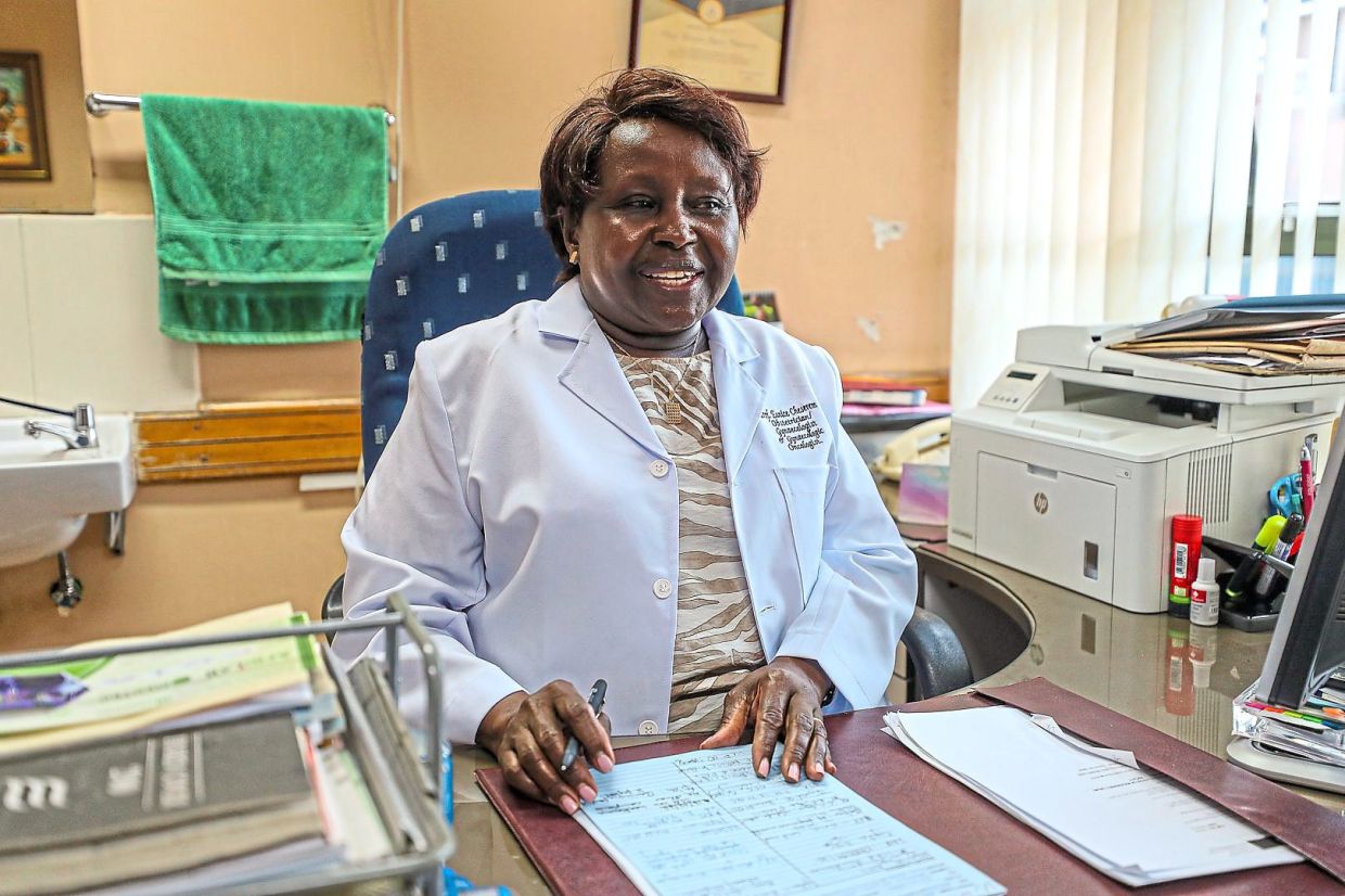 Dr Cheserem says severe menstrual pain is common in 50% of the women she sees at her clinic. Photo: AP