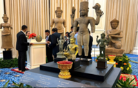 20 looted antiquities returned to Cambodia from Asian private collection