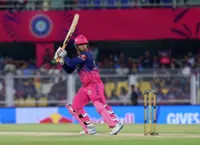 Cricket-Teen tornado Sooryavanshi aces Bumrah test in IPL