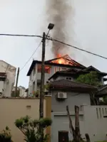 Fire razes double-storey terrace house in Ampang