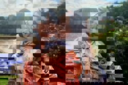 TVB actress Winki Lai on holiday with 8YO son in Sabah