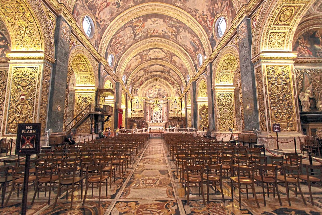 St John’s Co-Cathedral is not only Malta’s most visited church, it is also its most lavish. Photos: Picture Alliance/dpa