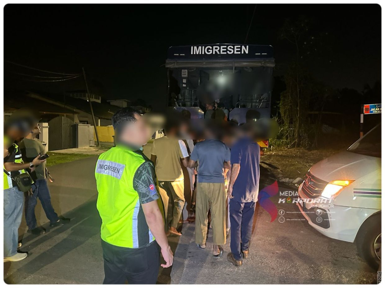 40 undocumented migrants nabbed in midnight raid on squatter area near JB
