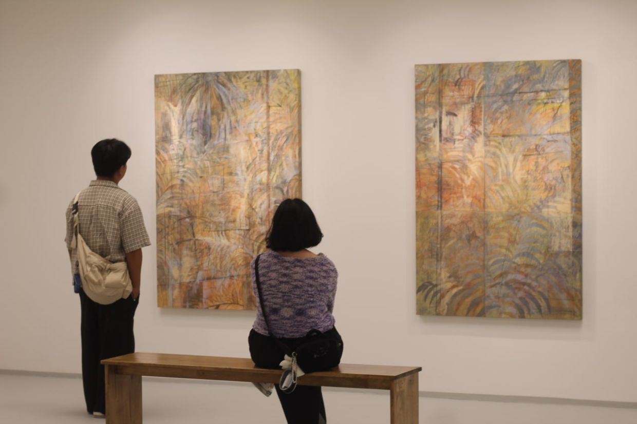 A view of Alya Hatta's 'The Afterlife Of Ordinary Things' solo exhibition at Galeri Sasha in KL. Photo: The Star/M. Irsyad 