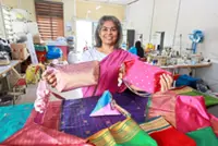Former Malaysian manager upcycles 200 sarees into functional items