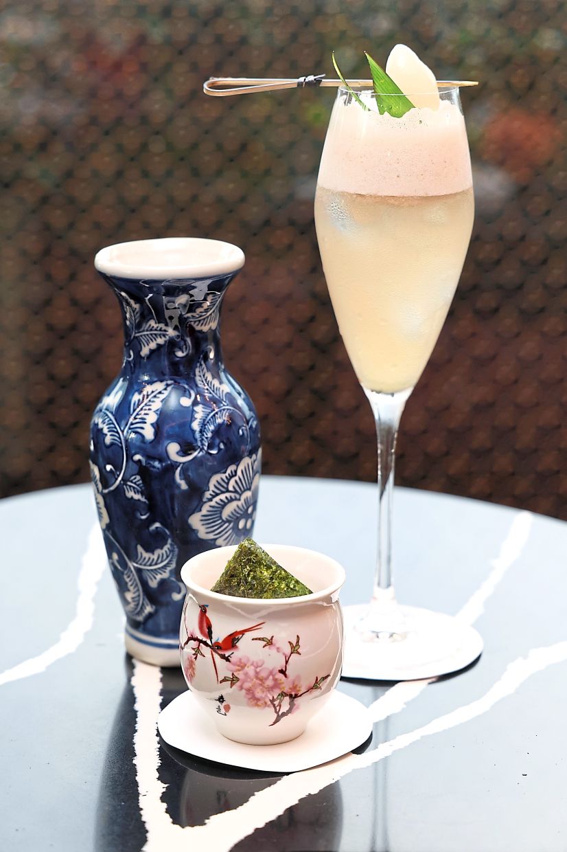 Gin-jo Mama (left) and Sip Me to The Moon.