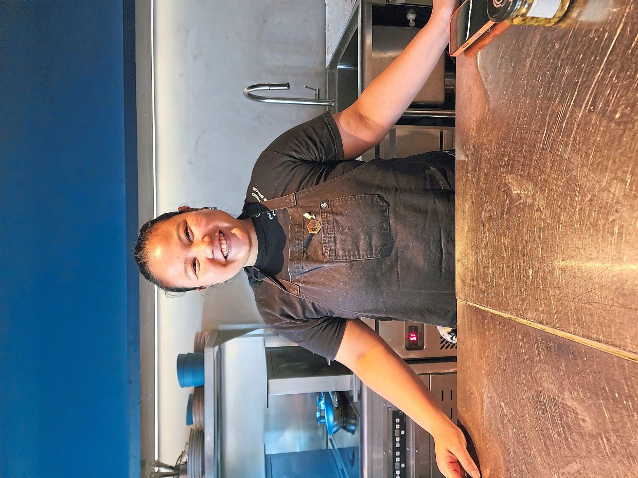 At Fura, manager Mulia says the restaurant is heavily invested in ingredients of the future like insects, jellyfish and cultivated proteins.