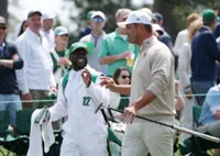 Golf-Kevin Hart backs DeChambeau for Masters title after caddying at Par-3