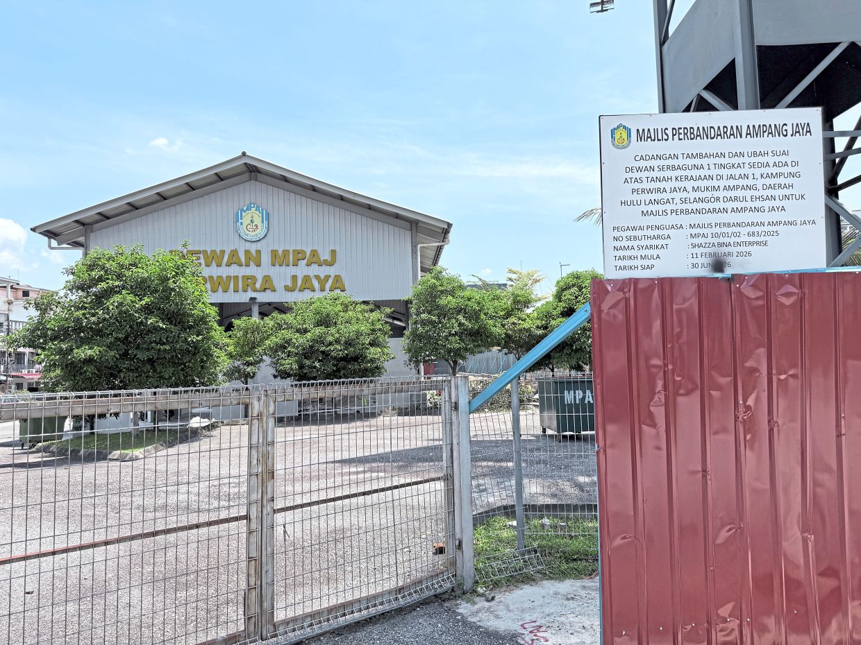 Ampang Jaya Municipal Council (MPAJ) intends to repurpose Dewan MPAJ Perwira Jaya in Jalan Hilir 1 as a collection point for recyclable materials, citing low usage of the facility.