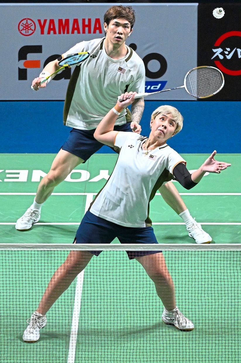 Tang Jie-Ee Wei entered the quarter-finals at the Ningbo Olympic Centre as the world No. 4 pair, up against South Korea’s Kim Jae-hyeon-Jang Ha-jeong, who are ranked No. 147 in the world.