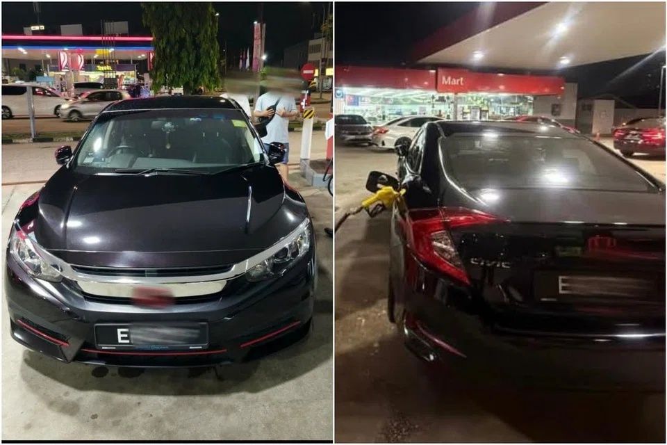 Johor KPDN officers confiscated a Honda Civic car, CCTV footage, copies of the purchase receipt and related documents.