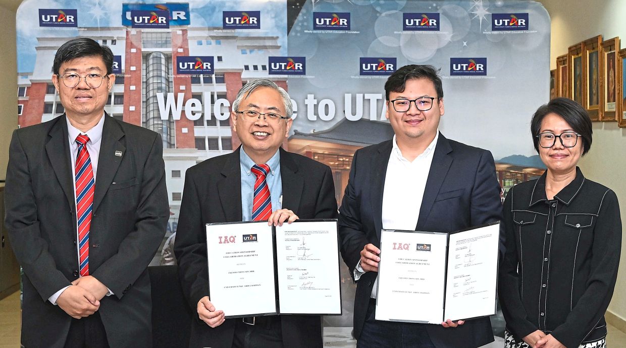 Under the MoA, IAQ will sponsor up to RM100,000 per student, covering both tuition fees and living expenses.