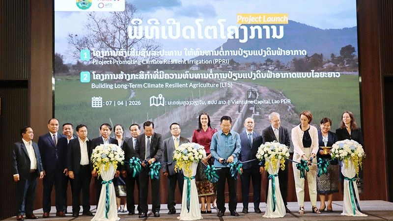 France sows seeds of climate-resilient agriculture in Laos