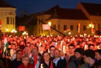 Hungarians vote in record numbers in election that could oust Orban, rattle Russia